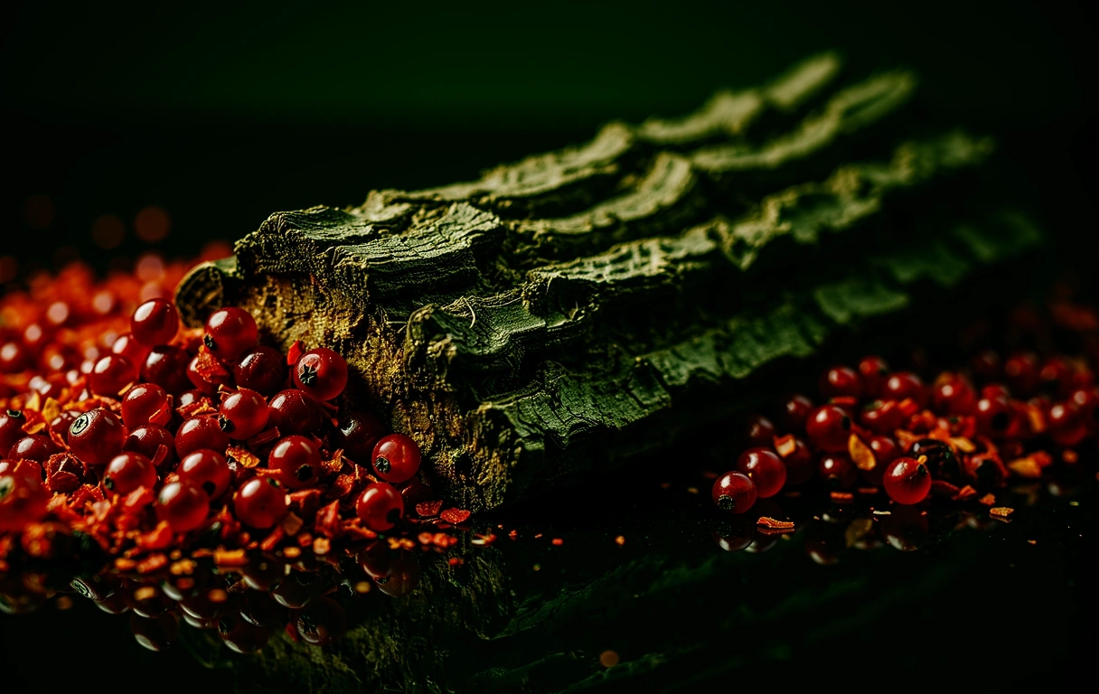 Botanical vitality foreground